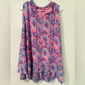 Simply Southern Pink and Purple Floral Top